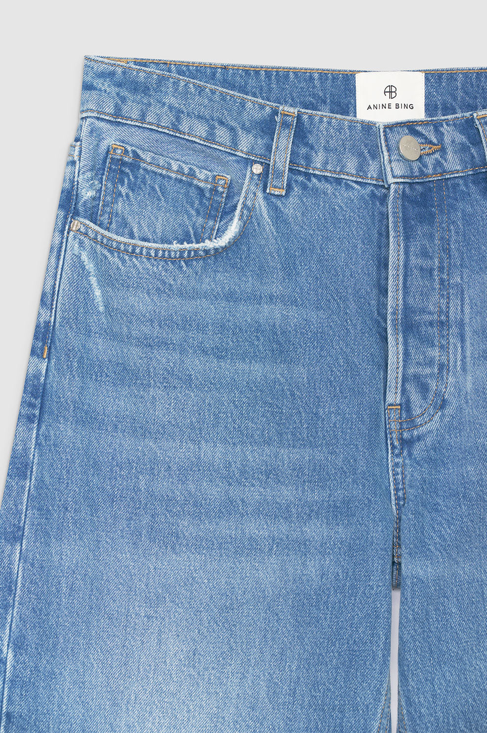 Anine Bing Hugh Jeans Dam Blå | 390254IPN