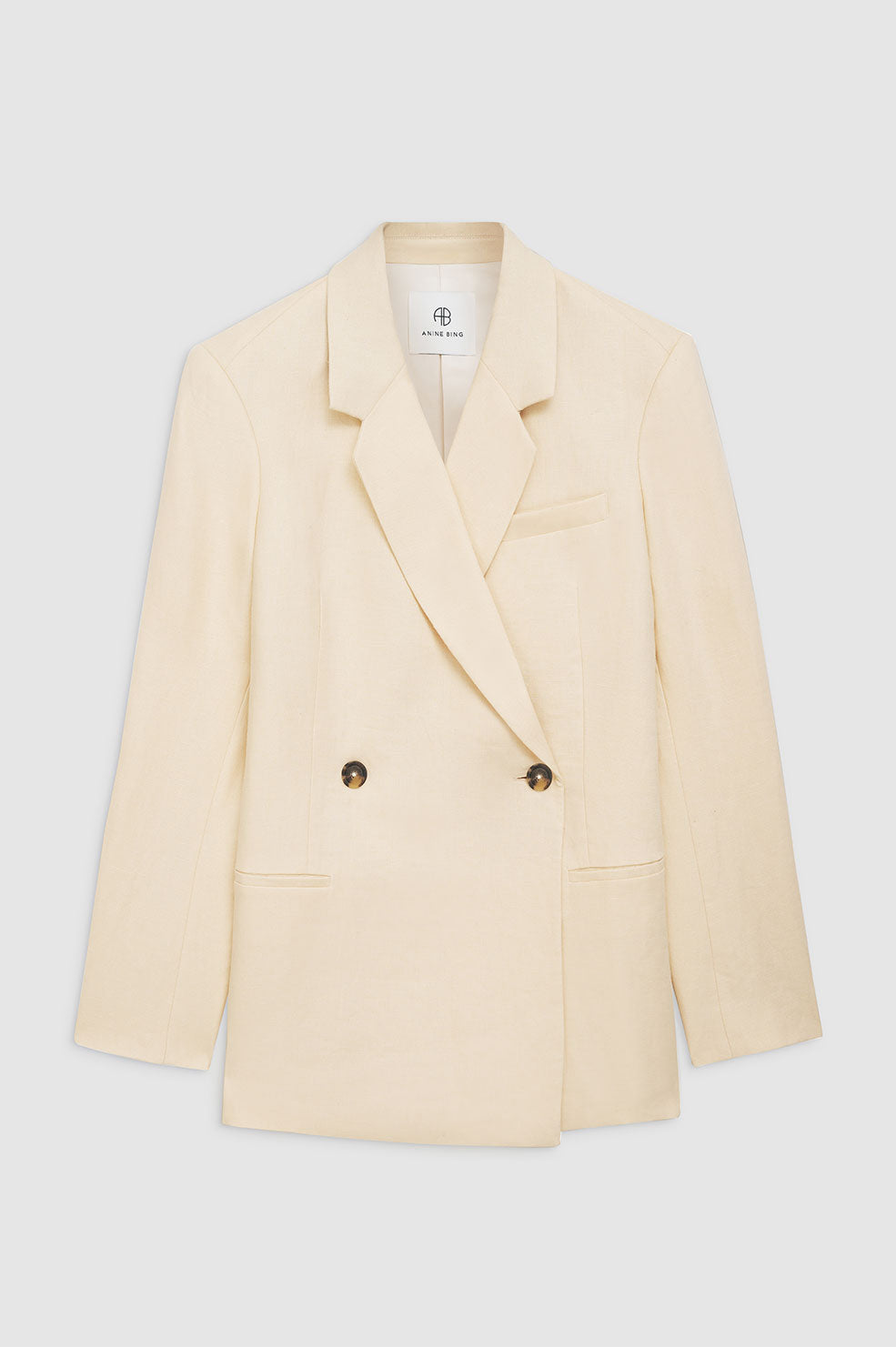 Anine Bing Kaia Blazers Dam Ljusgula Beige | 120954DSN