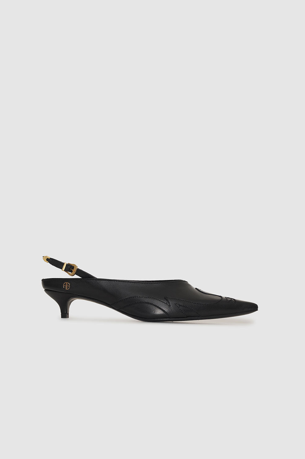 Anine Bing Rae Slingback Höga Klackar Dam Svarta | 876390BXD