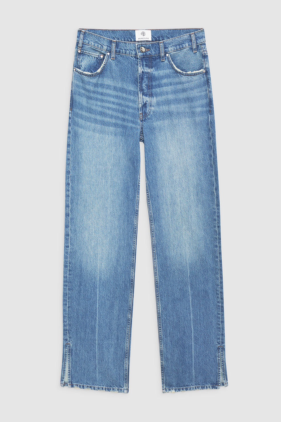 Anine Bing Roy Jeans Dam Blå | 259683THQ