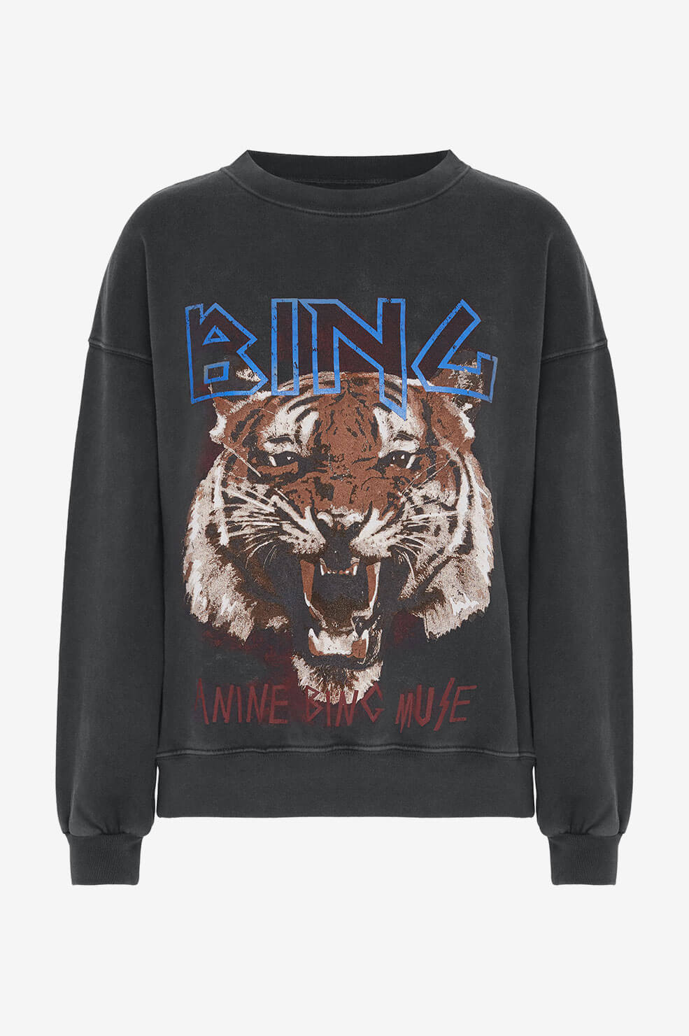 Anine Bing Tiger Sweatshirt Dam Svarta | 912076LTN